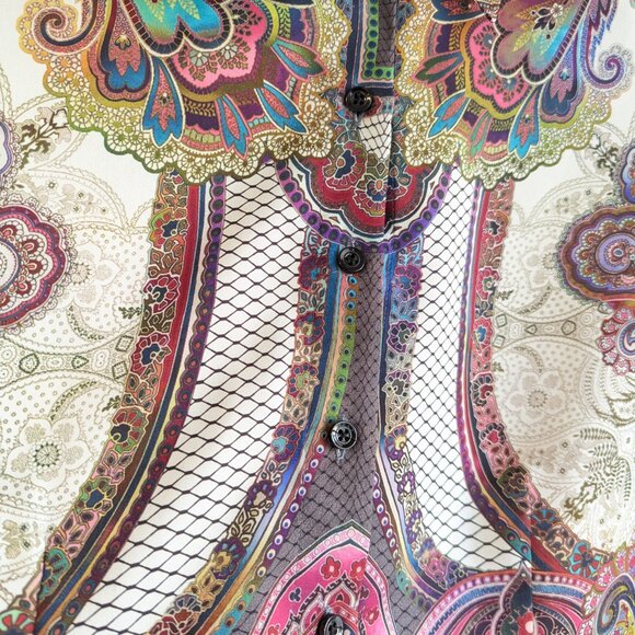 Erfo pasiley kaleidoscope print blouse - Picture 5 of 8